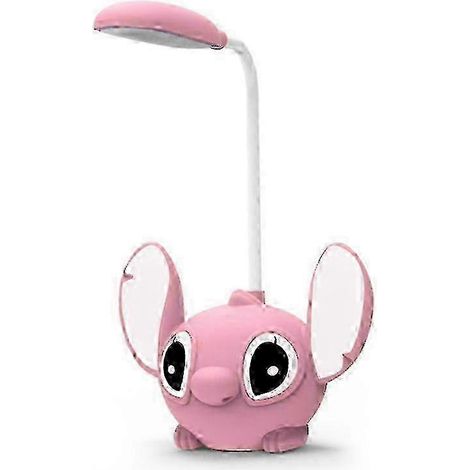 Lampe de bureau LED Aoger Disney Stitch avec taille-crayon intégré, lampe pliable, lampe de bureau mignonne, lampe rechargeable USB, cadeau de camarades de classeynai2 (1/4)
