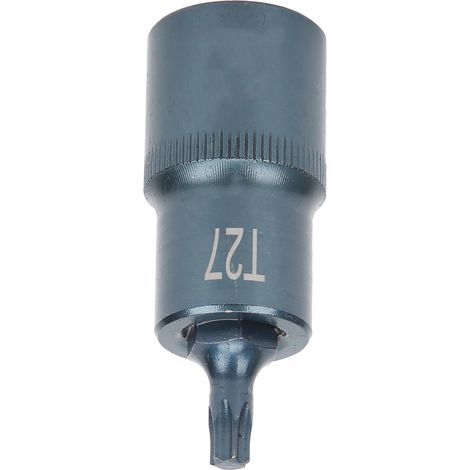 Embout de tournevis étoile à douille carrée 1/2 po en acier allié S2 pour clé et outil de quincaillerie T27