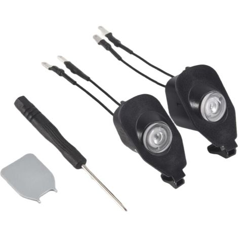 Per pannello laterale a LED 2013-2022, specchietto retrovisore laser, luci di cortesia con logo di benvenuto (1/4)