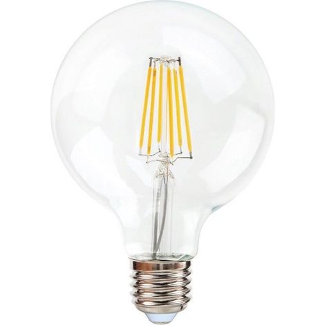 Ampoule LED à filament E27 G95 - 8W - Blanc Chaud (1/5)