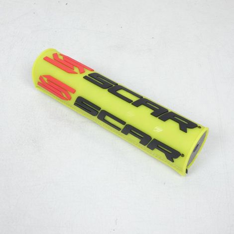 Mousse de guidon 3D Jaune Fluo 250mm Scar pour moto Neuf (1/2)