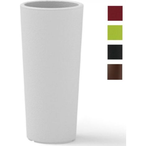 Florero Clou Tondo con cache-pot Blanco - 65 cm