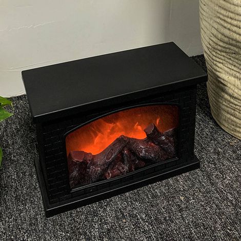 Nouvelle lampe LED à flamme de carbone simulée, lanterne de cheminée rétro, décoration de Noël pour la maison, 789 (1/5)