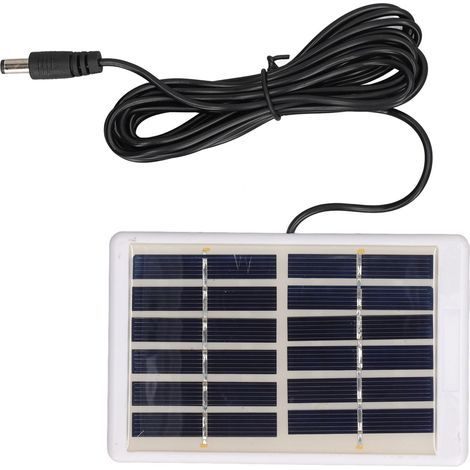 Tragbares 1,2-W-6-V/9-V-Polysilizium-Solarpanel für Wasserpumpen, leichtes Solarladegerät mit DC-Schnittstelle (1/5)