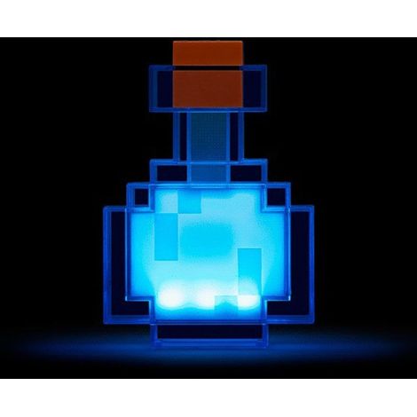 Veilleuse LED 8 couleurs, lampe de bureau LED à changement de couleur en forme de flacon de potion Minecraft, veilleuse de 7 pouces (une pièce) (1/3)