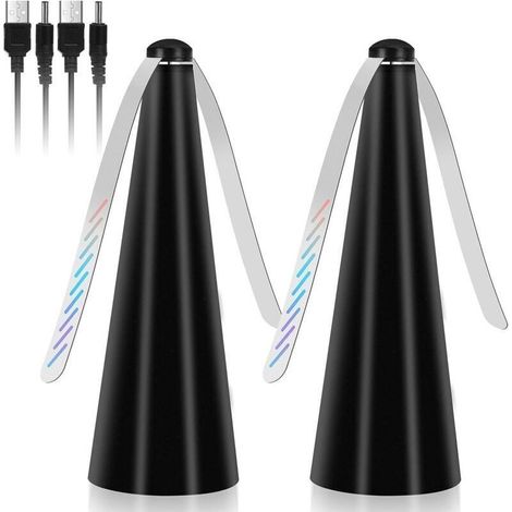 Ventilateur Anti-Mouches 2 Pièces pour Intérieur et Extérieur – Répulsif Électrique Silencieux sans Produit Chimique (1/4)