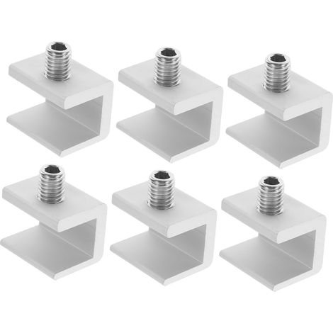 Lot De 6 Verrous De Fenêtre Antivol Pour Fenêtre Coulissante - - Facile À Installer - Aluminium