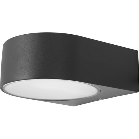 wandleuchte ip44 mayor e27 60w anthrazit 900lm (1/4)