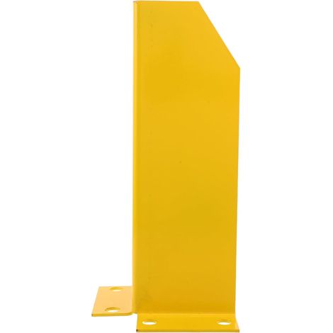 Protection d'angle en acier forme de L pour montants rayonnage, jaune (1/5)