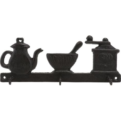murale vintage en fer INOOMP porte chapeaux élégant support