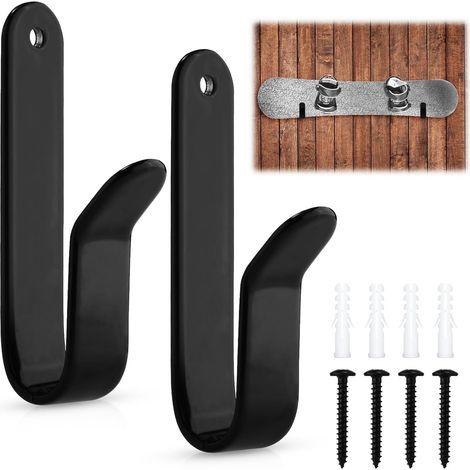 2 Pièces de Support Mural pour Snowboard, Support Mural pour Snowboard Présentoir de Snowboard Accessoires de Snowboard pour Planche de Ski Longboard (1/5)