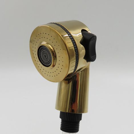Robinet de shampoing pour lit de toilette en ligne avec pommeau de douche doré, pommeau de douche à jet d'eau sous pression et économe en énergie (1/5)