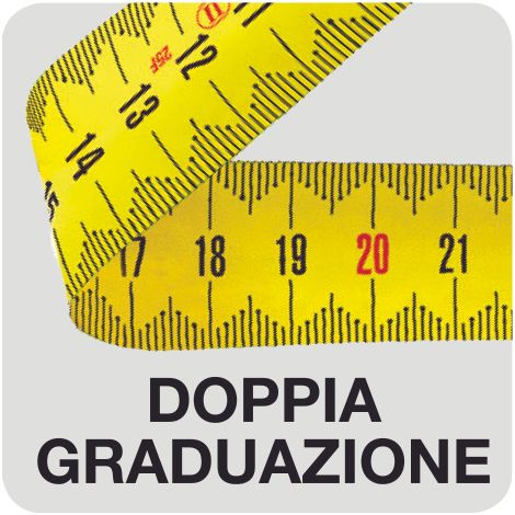 METRE RUBAN NEW GRADUATION METRICA - 08665