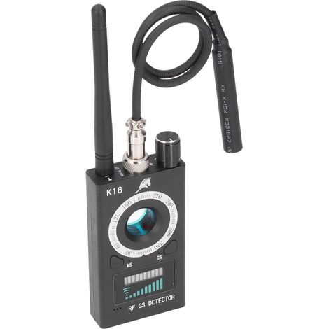Détecteur RF multifonction GSM micro-caméra audio espion GPS localisateur anti-écoute pour voiture hôtel prise UE (1/5)