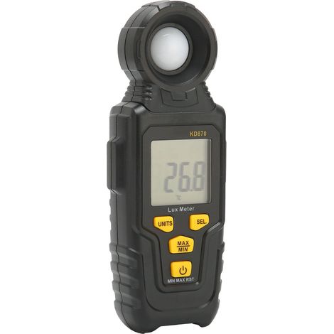 Illuminateur multifonctionnel LCD numérique portable, mesureur d'éclairement automatique environnemental KD870 (1/5)