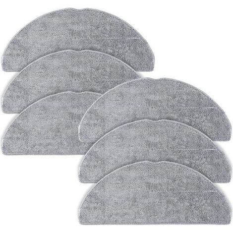 Lingette De Nettoyage En Microfibre - Pour Aspirateur Robot Roborock Q7 M5 Q7 M5+ Q7 L5 Q7 L5+ - Lot De 6
