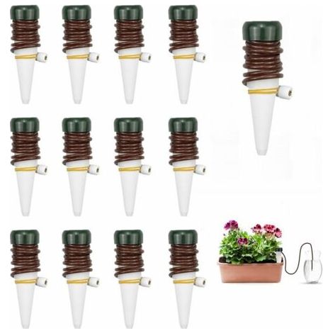 13 systèmes d'irrigation goutte à goutte pour arroser les plantes et les fleurs d'intérieur avec des tuyaux réglables (1/5)