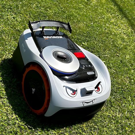 Tondeuses Robot Décoration Sets, Tuning Worx - Autocollants pour Tondeuse Robot Spoiler de Tondeuse robotisée Aileron arrière pour Worx M+, Navimow, Ecovacs, Gardena, etc. Accessoires (1/5)