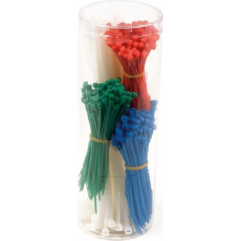 Assortiment de 400 colliers de serrage plastique