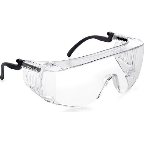 Bollé Safety – Lunettes de protection incolores – Norme EPI EN 166 et EN 170 – Protection latérale – Verres en polycarbonate avec traitement Platinum Lite (1/5)