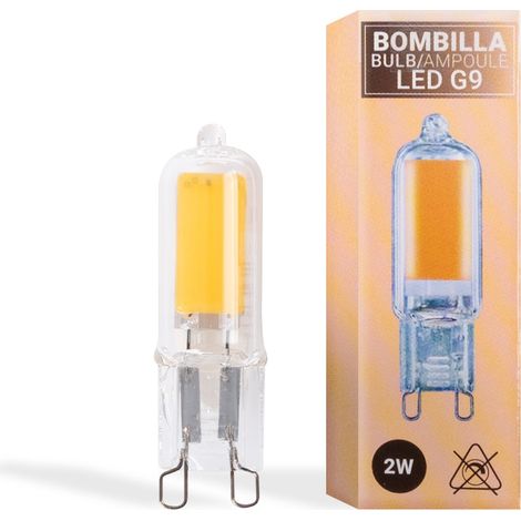 Ampoule LED G9 2W - COB - 360º - 220-240V AC - Blanc Neutre
