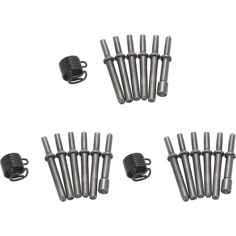 21 Pieces Air Pneumatique de Lissage Ensemble D'Outils Marteau Rivet (1/5)