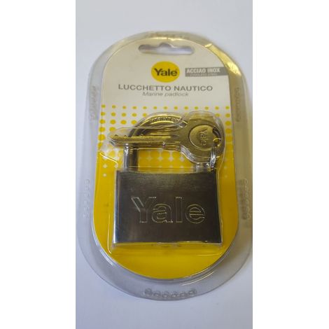 YALE - LUCCHETTO NAUTICO IN ACCIAIO INOX