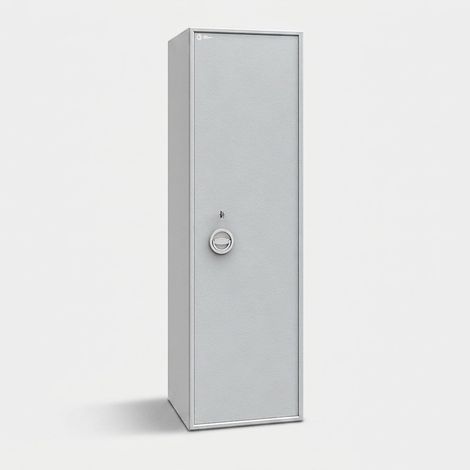 Armadio portafucili con serratura di sicurezza Siegen Max Kombi S1 Imp 45x43 - Grigio chiaro (1/4)