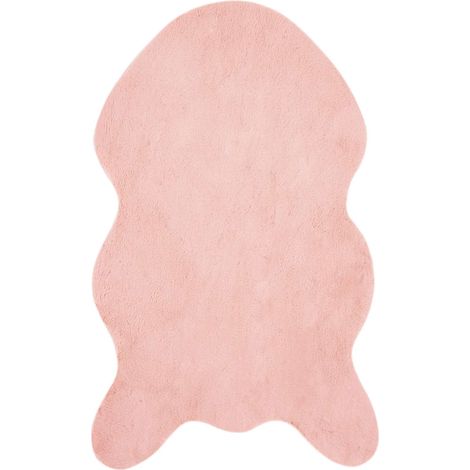 Maison Exclusive - Tappeto antiscivolo in sintetica di coniglio OLITE Rosa