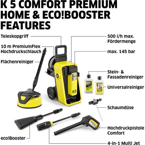 KÄRCHER Hochdruckreiniger K5 K5 Comfort Premium Home & ecoBooster