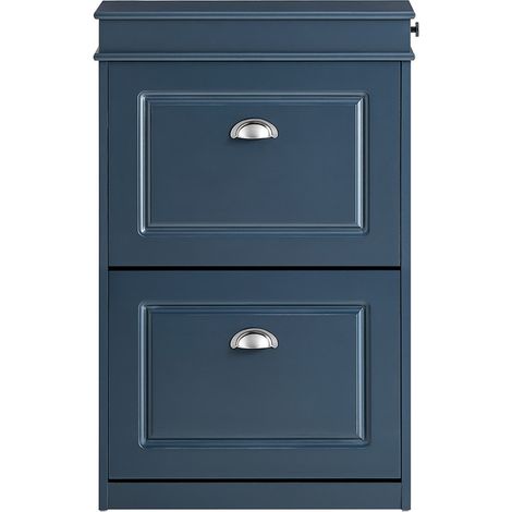 SoBuy Scarpiera salvaspazio Slim, portascarpe salvaspazio Regolabili Blu L55P24A83 cm FSR78-B