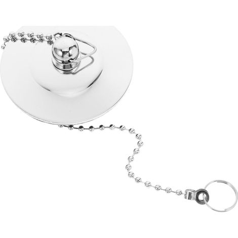 Bouchon de lavabo, inox, pour salle de bain et salle d'eau (1/5)