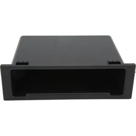 Aufbewahrungsbox für Autoradio und Audiosystem, 1 DIN, Armaturenbrett-Organizer, schwarz, kompatibel mit MAZDA (1/5)