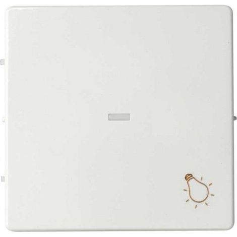 Simon 82 Concept  Tecla individual pulsador con visor + luz blanco mate SIMON 8200016-090
