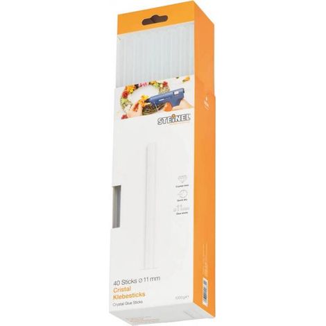[NEUWERTIG] B-Ware Steinel Heißklebesticks Klebesticks 11mm 250mm Transparent 40 Stück 1000g (1/2)