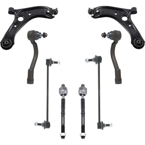 KIT BRACCIO OSCILLANTE 8 PEZZI COMPATIBILE CON HYUNDAI TUCSON (TL, TLE) 1.6 CRDi 08.201 / Kit Sospensione Completo OE/OEM / Bracci Oscillanti + Testine Sterzo / Sostituzione Diretta OEM
