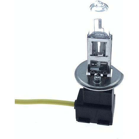Automotive headlight socket in ceramic bakelite H1H3H4H7H8H11, brake light/turn signal socket, bulb holder, lamp holder -- Socket + bulb