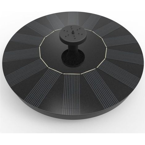 Fontaine de jardin, Solatec Fontaine Solaire Pompe à énergie Solaire 1,4 W - Pompe Submersible pour Bassin, Piscine, Jardin, Aquarium. (1/4)