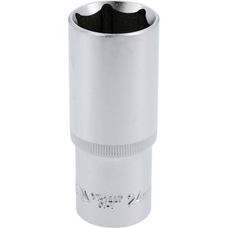 Stecknuss 24 mm 1/2" 6-kant lang (1/4)
