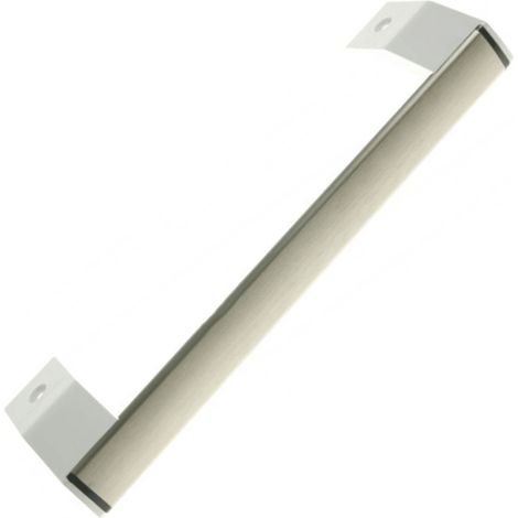 Poignée de porte pour réfrigérateur INDESIT – Entraxe 250mm – Compatible avec modèles UI4F1TW, SI61W, UI6F1TW – Pièce détachée (1/3)