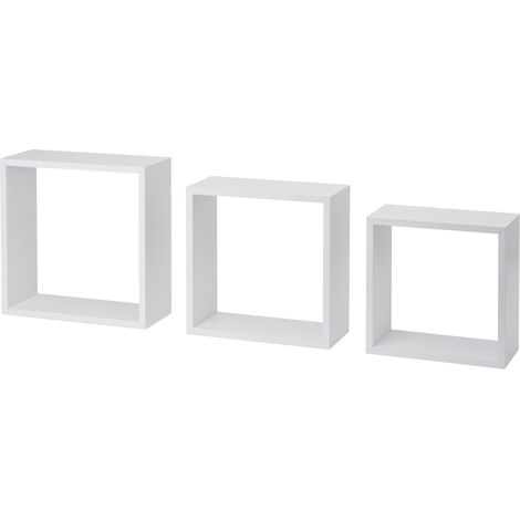 Dolle Würfelregal Frame 30 x 30 cm weiß 3er-Set Wandregal