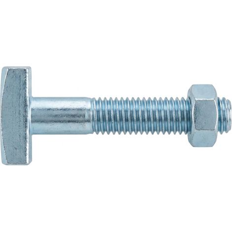 Hammerkopfschraube R 88938 38/17 6-ktmutter M10x50 Mu4.6 galv.verz. 100St HALFEN 100 Stk (1/2)