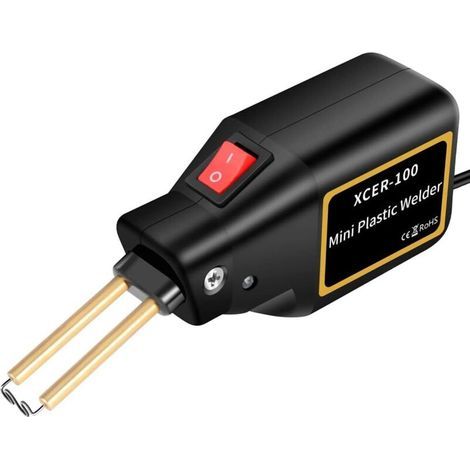 Lntyq 100 W Mini machine à souder en plastique portable Kit de réparation de pare-chocs automatique Outil de voiture avec 400 pièces chaudes, agrafeuses (1/5)