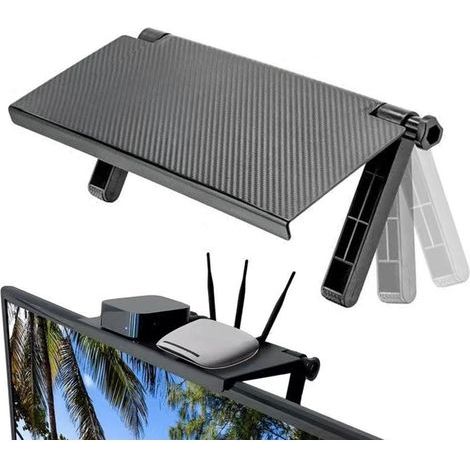 Suppot pou Tablette TV,Étagèe églable pou Téléviseu Muale - Gain De Place pou Bae De Son Enceintes Téléphone outeu Caméa Odinateu (1/5)