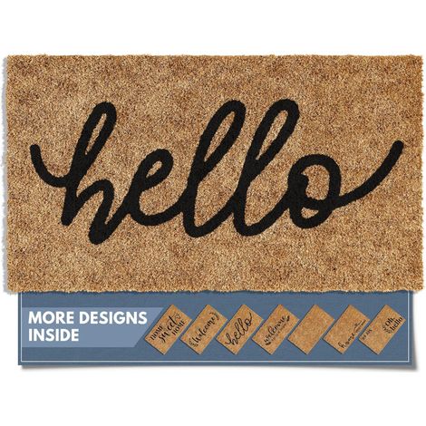 Paillasson intérieur/extérieur antidérapant, Tapis de Bienvenue pour extérieur, Porche, entrée, décoration de Ferme, 76 x 43 cm (1/5)