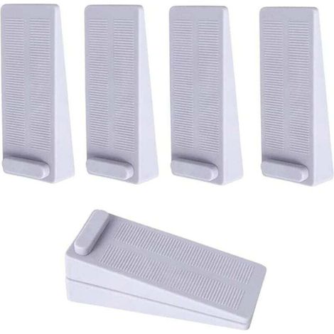 6 Pièces Arrêt Cale de Porte, Antidérapante Cale Porte au Sol avec Hauteur Réglable,Cale Porte Caoutchouc Pour Porte de Balcon, Salle de Bain, Chambre D'enfant, Porte Vitrée, Porte D'entrée (1/4)