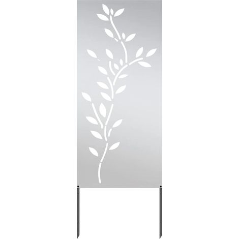 Écran de confidentialité de jardin Floral Argent 50 x 140 cm CFW814364 (1/5)