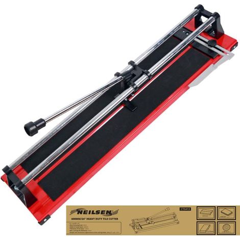TILE CUTTER LARGE 24"" 600MM TILE SAW HAND FLOOR WALL CUTTING MACHINE CT5413