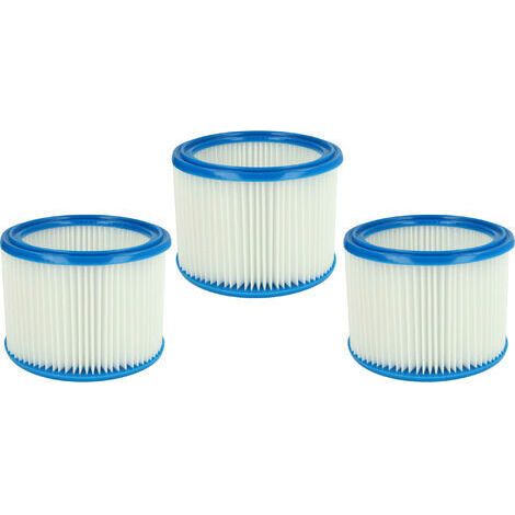 3-piece filter set – pleated filters, compatible with Stihl wet and dry vacuum cleaners SE 60 E, SE 61, SE-62, SE 85 C, SE 90 – cartridge filters (1/4)