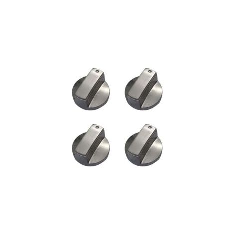Set mit 4 universellen Metall-Gasherdknöpfen für Gasherde – 6 mm – Crezuo (1/4)